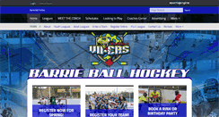 Desktop Screenshot of barrieballhockeyclub.com